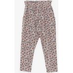 Kız Çocuk Breeze Tayt Pantolon Fiyonklu Çiçekli Ekru (1.5-5 Yaş) - 1,5 Yaş
