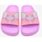 Kız Çocuk Butterfly Renkli Terlik - Pembe