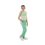 Kız Çocuk Crop Model Alt-Üst Takım-10-13 Yaş Yeşil 12 Yaş