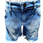Kız Çocuk Denim Yırtık Kot Şort Lacivert (Denim Mavi, 6 Yaş)