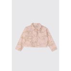 Kız Çocuk Desenli Pembe Ceket 9 Yaş (134 cm)