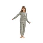 Kız Çocuk Garson Uzun Kol Polar Gri Melanj Pijama Takım C0T5N7O8 GRİ MELANJ 152/11-12 YAŞ