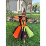 Kız Çocuk Halloween Cadılar Bayramı Kostümü - 4 - 5 Yaş
