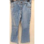 Kız Çocuk Ispanyol Paça Mavi Kot Pantolon/ Jean Pantolon - 9 Yaş - 04G-Mavi