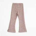Kız Çocuk Ispanyol Paça Tayt - 5 Yaş - Açık Gri Turuncu