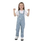 Kız Çocuk Kalp Nakışlı Kot pantolon (Standart, MAVİ, 4-5 yaş)