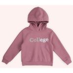 Kız Çocuk Kapşonlu Pembe Sweatshirt
