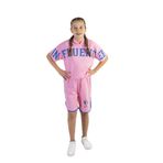 Kız Çocuk Kapşonlu Şortlu Alt-Üst Takım-10-13 Yaş Pembe 10 Yaş