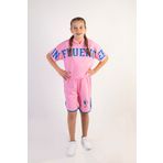 Kız Çocuk Kapşonlu Şortlu Alt-Üst Takım-10-13 Yaş Pembe 12 Yaş