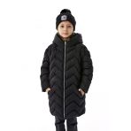Kız Çocuk Kapüşonlu Kışlık Şişme Mont 51353