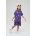 Kız Çocuk Kısa Kollu Şortlu Pamuklu Pijama Takımı
