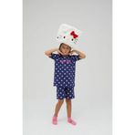 Kız Çocuk Kısa Şortlu Pamuklu Pijama Takımı