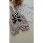Kız Çocuk Kız Bebek Minnie Mouse Oyuncak Salopet Takım - 6 Ay - Mor