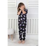 Kız Çocuk Kuromi Kısa Kollu Pijama Takımı - 12 - 13 Yaş - Siyah