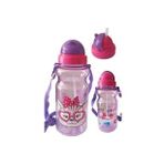 Kiz Cocuk Matara 500Ml Mor 1 Adet Little Happy Mor Suluk Plastik Su Matarasi