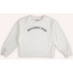 Kız Çocuk Nakış Detaylı Ekru Sweatshirt - 5 Yaş
