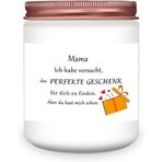 Kız çocuk, oğul, anneler günü ve doğum günü hediyesi, anne için hediye, lavanta kokulu mum