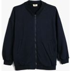 Kız Çocuk Okul Sweatshirt Uzun Kollu - Koton - 5WKG10393AK - Lacivert - 13-14 Yaş - Krem - 9 - 10 Yaş