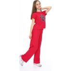 Kız Çocuk Oversize Pamuklu Beli Lastikli Fitilli Alt&üst Takım PANTOLON&TIŞÖRT-AÜT-2014 - 5 - 6 Yaş - Fuşya