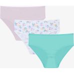 Kız Çocuk Purrmaid Çok Renkli 3lü Slip Külot - 5 - 6 Yaş