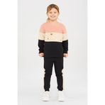 Kız Çocuk Renkli Somon Sweatshirt 5 Yaş (110 cm)