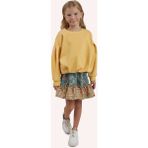 Kız Çocuk Sarı Sweatshirt - 8 Yaş