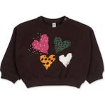 Kız Çocuk Siyah Sweatshirt - 4 Ay