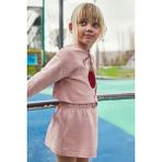 Kız Çocuk Sweatshirt Elbise – Pembe - 4 Yaş - Krem