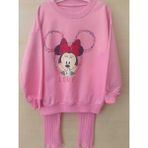 Kız Çocuk Sweatshirt Tayt Ikili Alt Üst Takım - 00406 Pembe - 5 - 6 Yaş