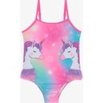 Kız Çocuk Sweet Unicorn Fırfırlı Sport Mayo - 6 - 7 Yaş - Renkli