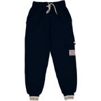 Kız Çocuk Tek Kargo Cepli Paça Manşetli Eşofman Alt BGL-ST03874 LACİVERT 11 YAŞ