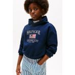 Kız Çocuk Th Sequin Bayrak Kapüşonlu Sweatshirt - Lacivert | 6 Yaş