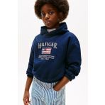 Kız Çocuk Th Sequin Bayrak Kapüşonlu Sweatshirt - Lacivert | 7 Yaş