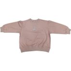 Kız Çocuk Today Yazılı Kendinden Simli Koyu Pudra Renk Sweatshirt - 5 Yaş