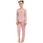Kız Çocuk Uzun Kol 2 İplik Pembe Pijama Takım C2T6N3O304 PEMBE 7-8 YAŞ