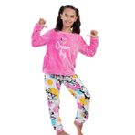 Kız Çocuk Uzun Kol Welsoft Pembe Pijama Takım C6T8N0O303 PEMBE 9-10 YAŞ