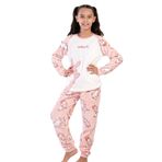 Kız Çocuk Uzun Kol Welsoft Pembe Pijama Takım C9T2N0O403 PEMBE 7-8 YAŞ