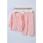Kız Çocuk Valentine Pijama Takımı Pembe