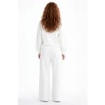 Kız Çocuk Yazı Baskılı Oversize Bol Paça Alt Üst Eşofman Takımı 8-9-10-11-12 Yaş