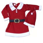 Kız Çocuk Yılbaşı Noel Kıyafeti Kostümü