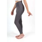 Kız Çocuk Yüksek Bel Kruvaze Kemer, Koşu, Yürüyüş, Casual, Spor, Atletik, Egzersiz, Fittness Tayt - 4 - 5 Yaş - Antrasit