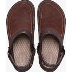 Kız Çocuklar için Crocs Yukon Vista II LR M.23D Kahverengi Terlik Düz Topuk ile Konforlu Adımlar