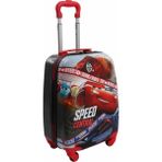 Kız Çocuklar İçin Ottonya Cars Speed Central Çekçekli Valiz Kırmızı - Siyah 2,4 kg Kapasiteli FRX.005