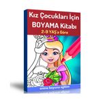 Kız Çocukları İçin Boyama Kitabı Enine Boyuna Eğitim