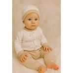 Kız Erkek Bebek Rahat Kısa Kollu Pijama Takımı - 0 - 3 Ay - Kahverengi