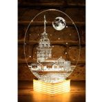 Kız Kulesi Lamba 3D Led Lamba GÜNIŞIĞI