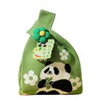 Kız ve erkek çocuklar için hediye, sevimli panda örgü çanta, 4 yaşındaki kız çocukları için hediye, çocuk el çantası, ilkokul öğrencileri için doğum günü veya ödül olarak