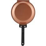 Kızarmış Yumurta Gözleme Kızarmış Ekmek için Çift Taraflı Pan Flip Kızartma Tavası, Gözleme Tavası Çift Taraflı Omlet Tavası, Gaz Ocağında Kullanımı Güvenli, 5