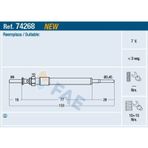 KIZDIRMA BUJISI BMW N47 N47N N57 TOYOTA COROLLA-AURIS VERSO 1.6 D4D 2015- FAE 74268