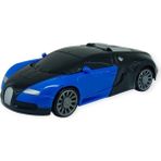 Kızıl Robota Dönüşen Araba - Pilli Yerde Gezen Spor Araba - AK-839 - Siyah